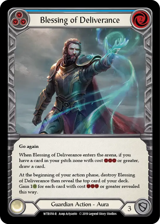 Card: Blessing of Deliverance (blu)