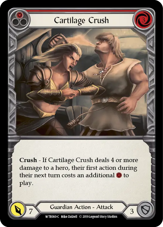 Card: Cartilage Crush (red)