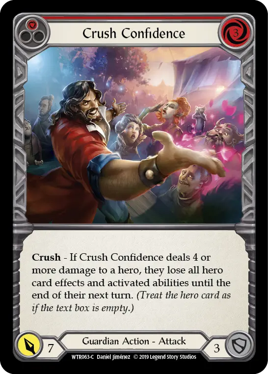Card: Crush Confidence (red)