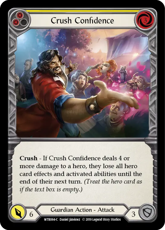 Card: Crush Confidence (yel)
