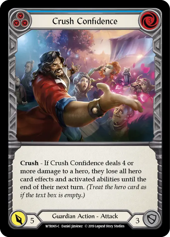 Card: Crush Confidence (blu)