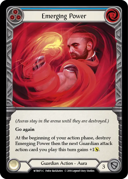 Card: Emerging Power (blu)