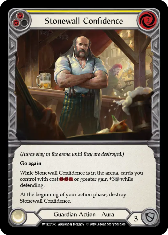 Card: Stonewall Confidence (yel)