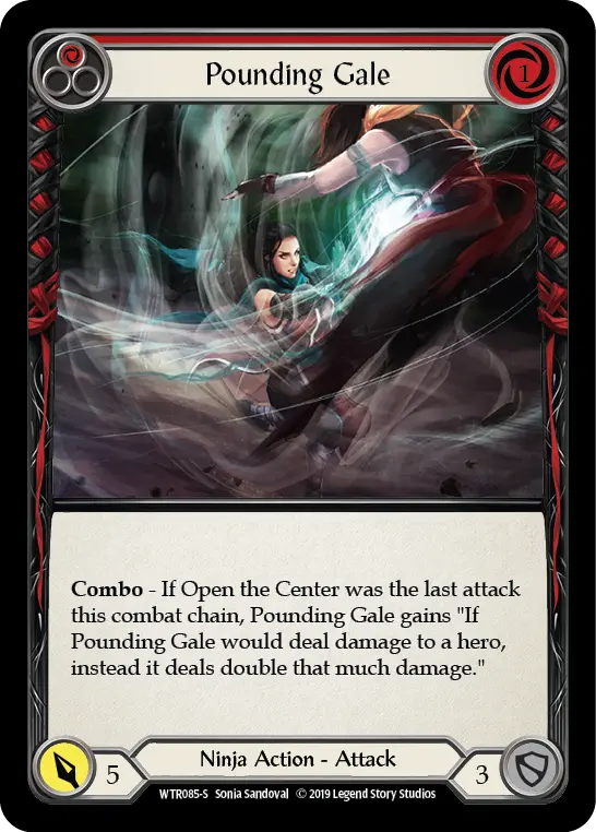 Card: Pounding Gale (red)