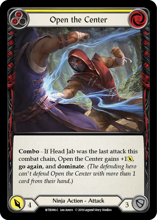 Card: Open the Center (yel)