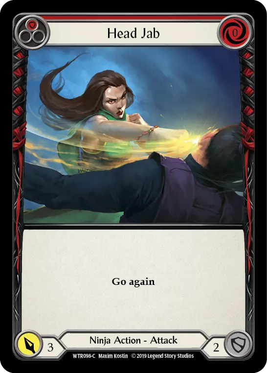 Card: Head Jab (red)