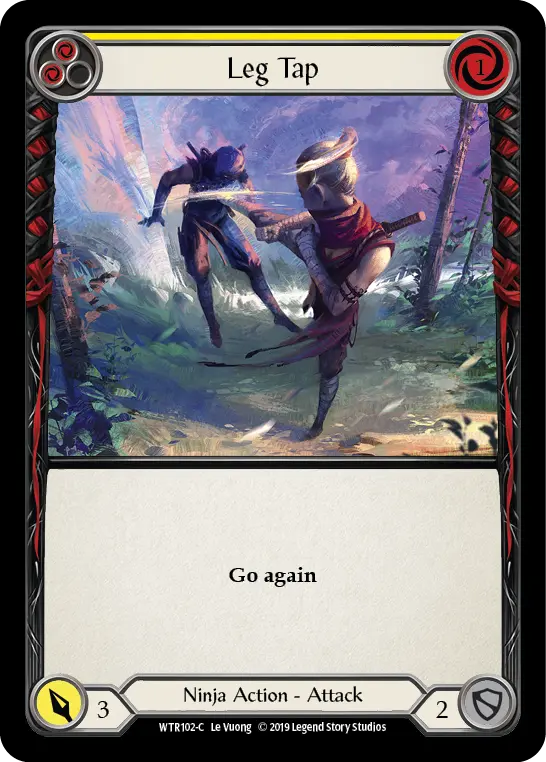 Card: Leg Tap (yel)