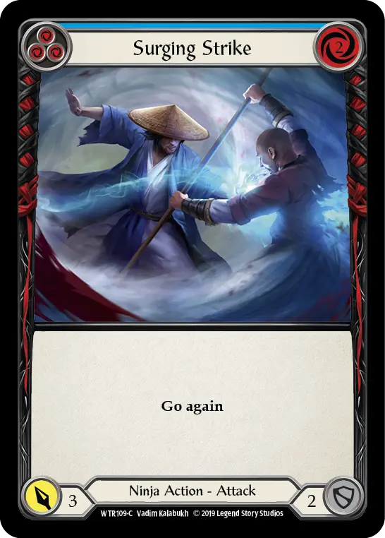 Card: Surging Strike (blu)