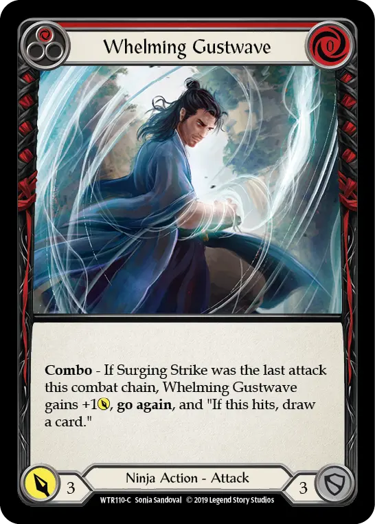 Card: Whelming Gustwave (red)