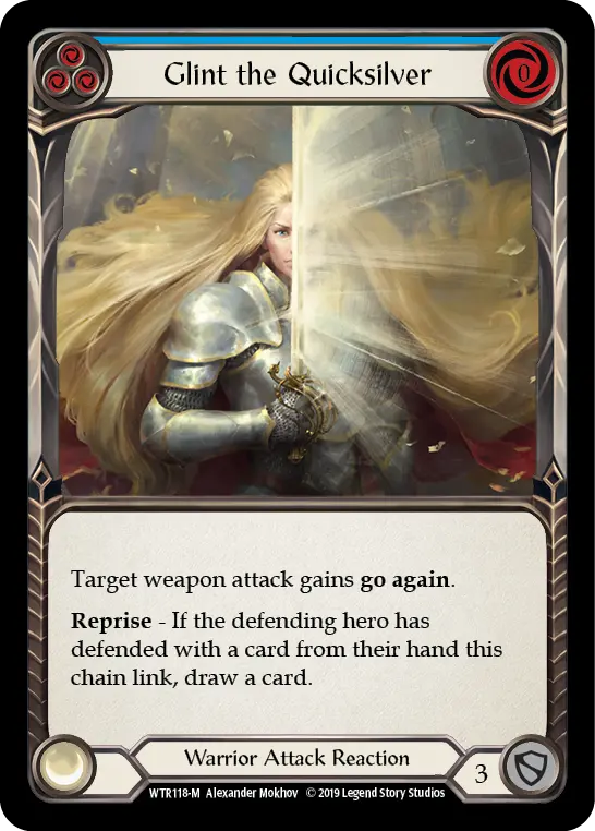 Card: Glint the Quicksilver (blu)