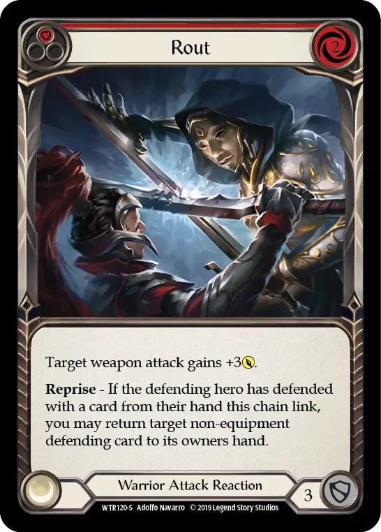 Card: Rout (red)