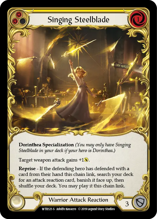 Card: Singing Steelblade (yel)