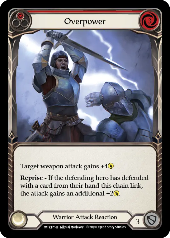 Card: Overpower (red)