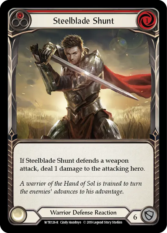 Card: Steelblade Shunt (red)