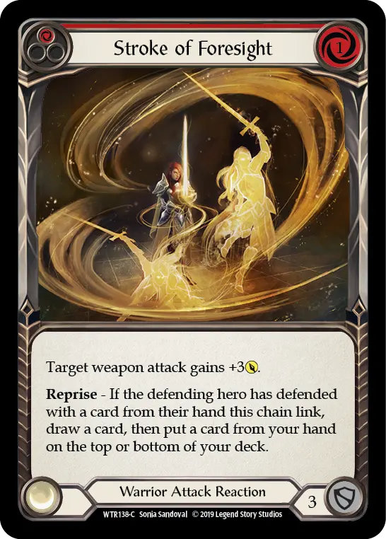 Card: Stroke of Foresight (red)