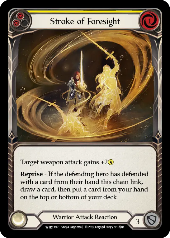 Card: Stroke of Foresight (yel)