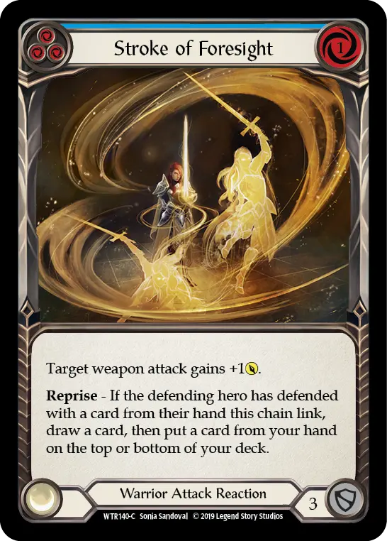 Card: Stroke of Foresight (blu)