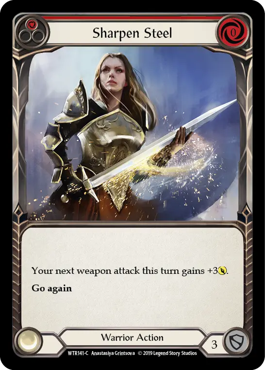Card: Sharpen Steel (red)