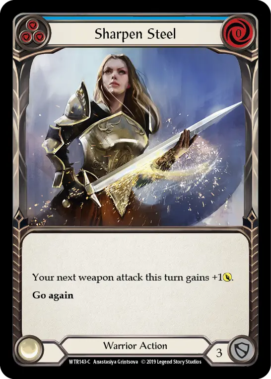 Card: Sharpen Steel (blu)