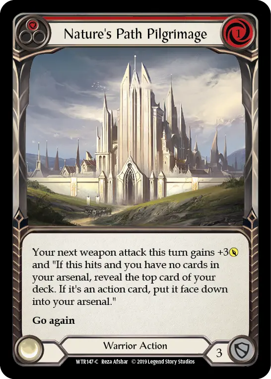 Card: Nature's Path Pilgrimage (red)