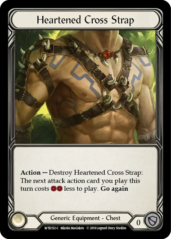 Card: Heartened Cross Strap