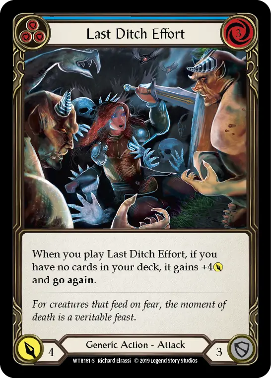 Card: Last Ditch Effort (blu)