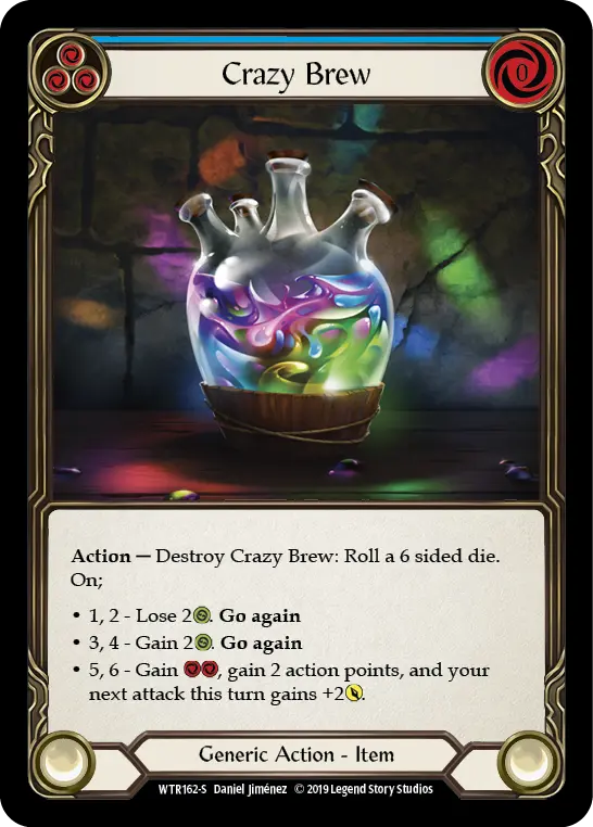 Card: Crazy Brew (blu)