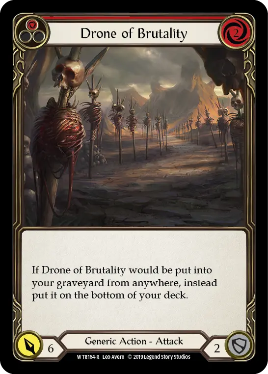 Card: Drone of Brutality (red)