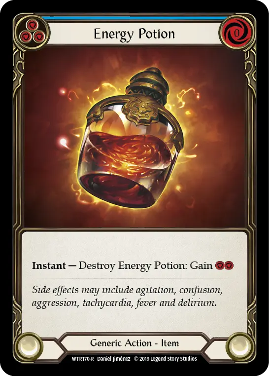 Card: Energy Potion (blu)