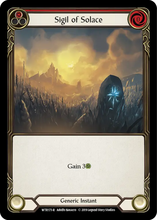 Card: Sigil of Solace (red)