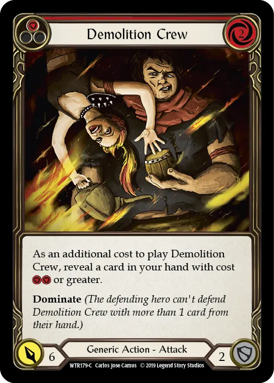 Card: Demolition Crew (red)