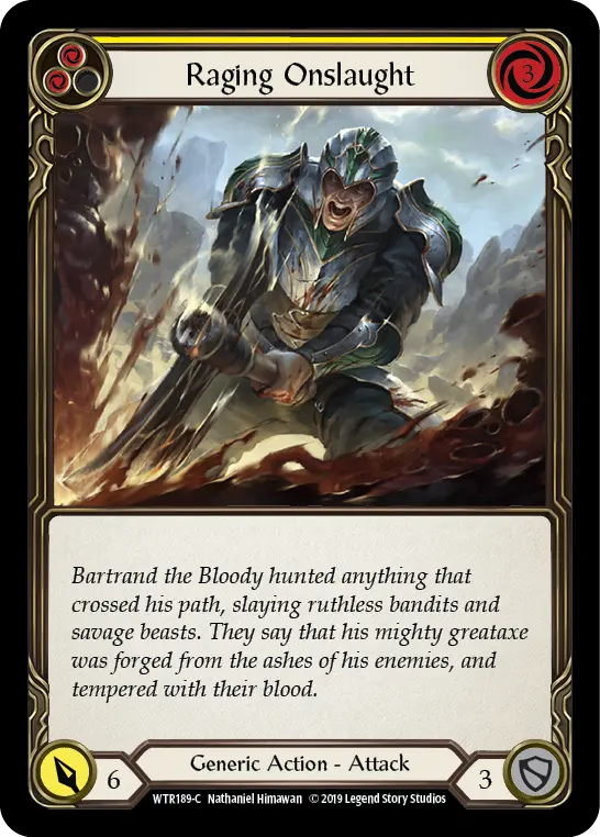 Card: Raging Onslaught (yel)