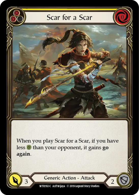 Card: Scar for a Scar (yel)