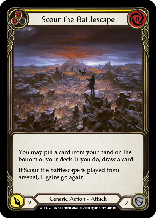 Card: Scour the Battlescape (yel)