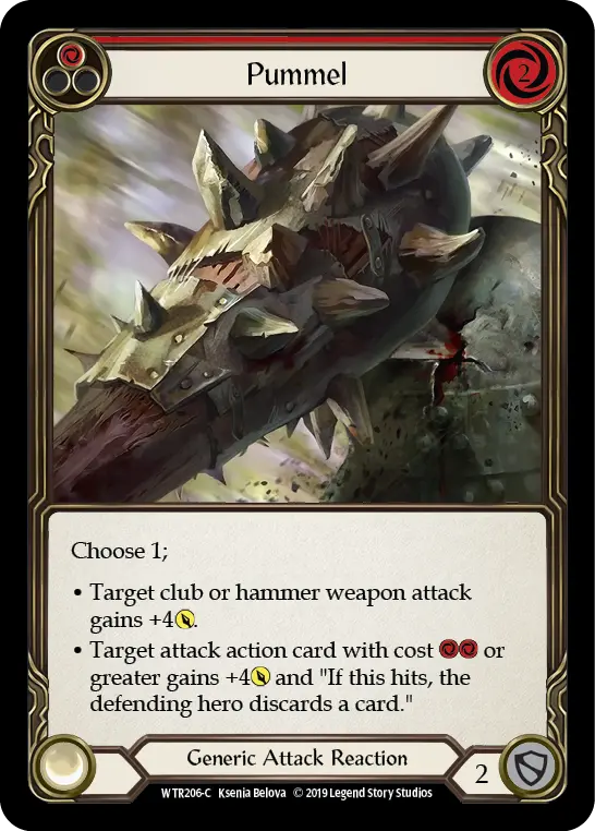 Card: Pummel (red)