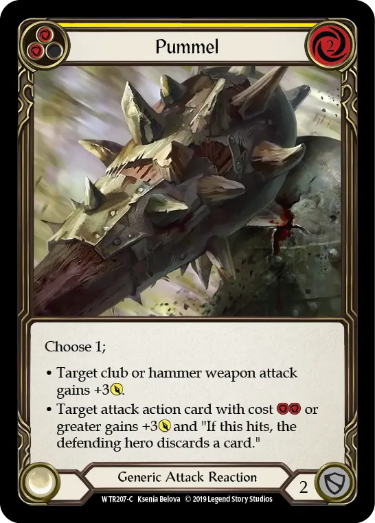 Card: Pummel (yel)