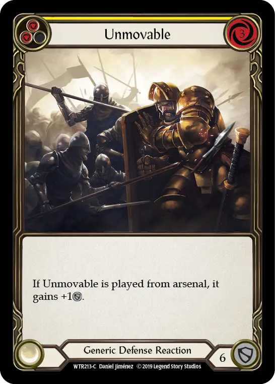 Card: Unmovable (yel)