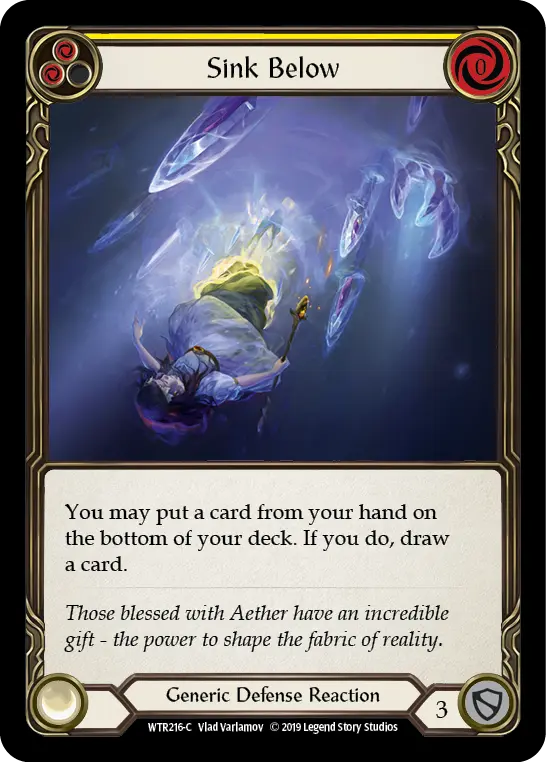 Card: Sink Below (yel)