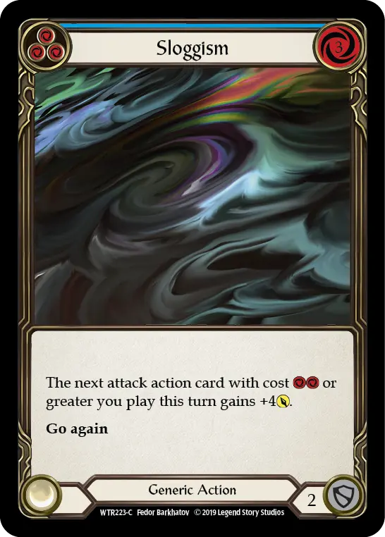 Card: Sloggism (blu)