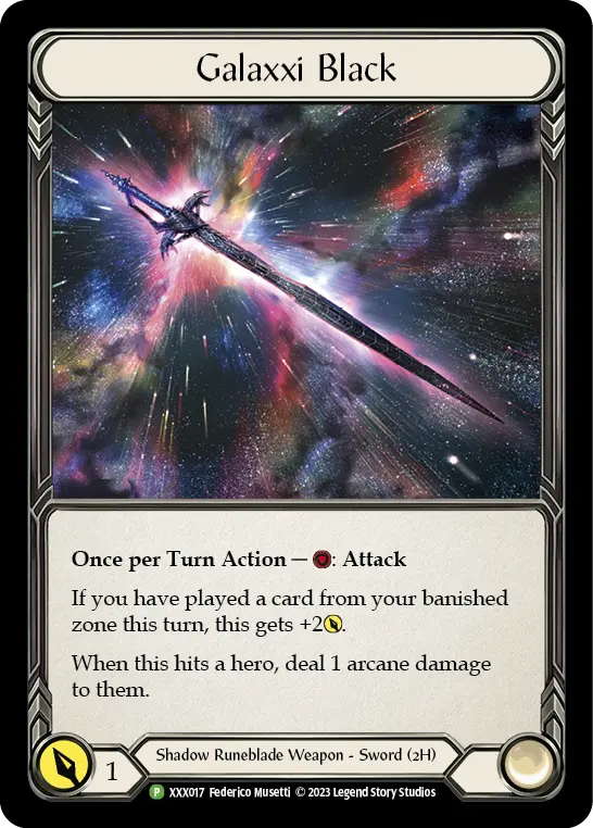 Card: Galaxxi Black