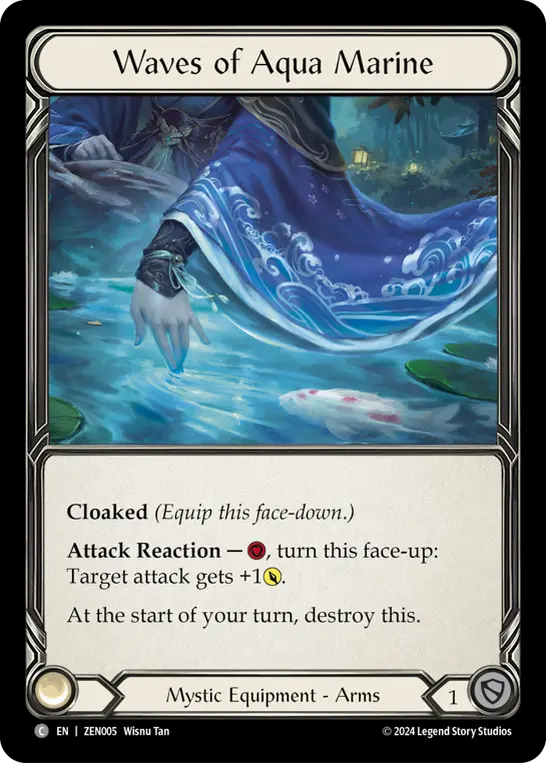 Card: Waves of Aqua Marine