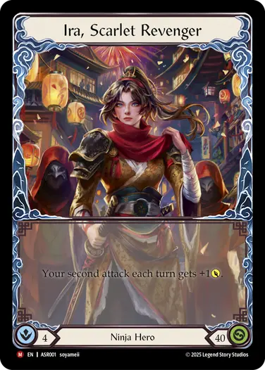 FaB 緋色の復讐者、アイラ/Ira, Scarlet Revenger RF Ira, Scarlet Revenger (Worlds) (Extended Art) | Promotional