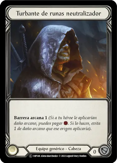 Turbante de runas neutralizador