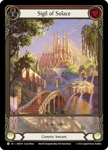 Sigil of Solace 癒しの印 EA2枚セットpromo Sign of Solace 癒しの印 EA2枚セットpromo Sigil of Solace