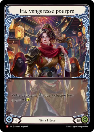 d*3様 FLESH AND BLOOD IRA CC deck Armory Deck - Ira, Scarlet Revenger [FR] – Flesh & Blood