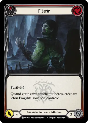 outsiders flesh and blood card list Death Touch Red - Outsiders - Flesh & Blood TCG main image 0