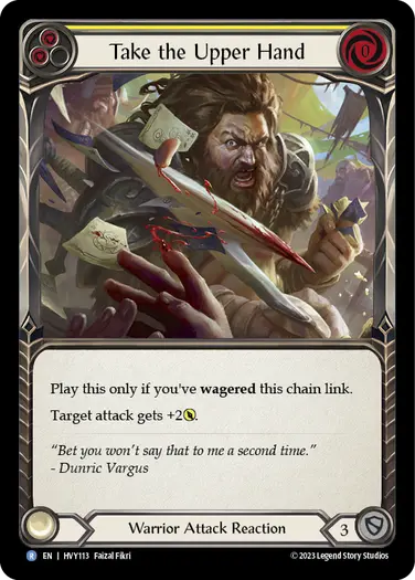 Take the Upper Hand